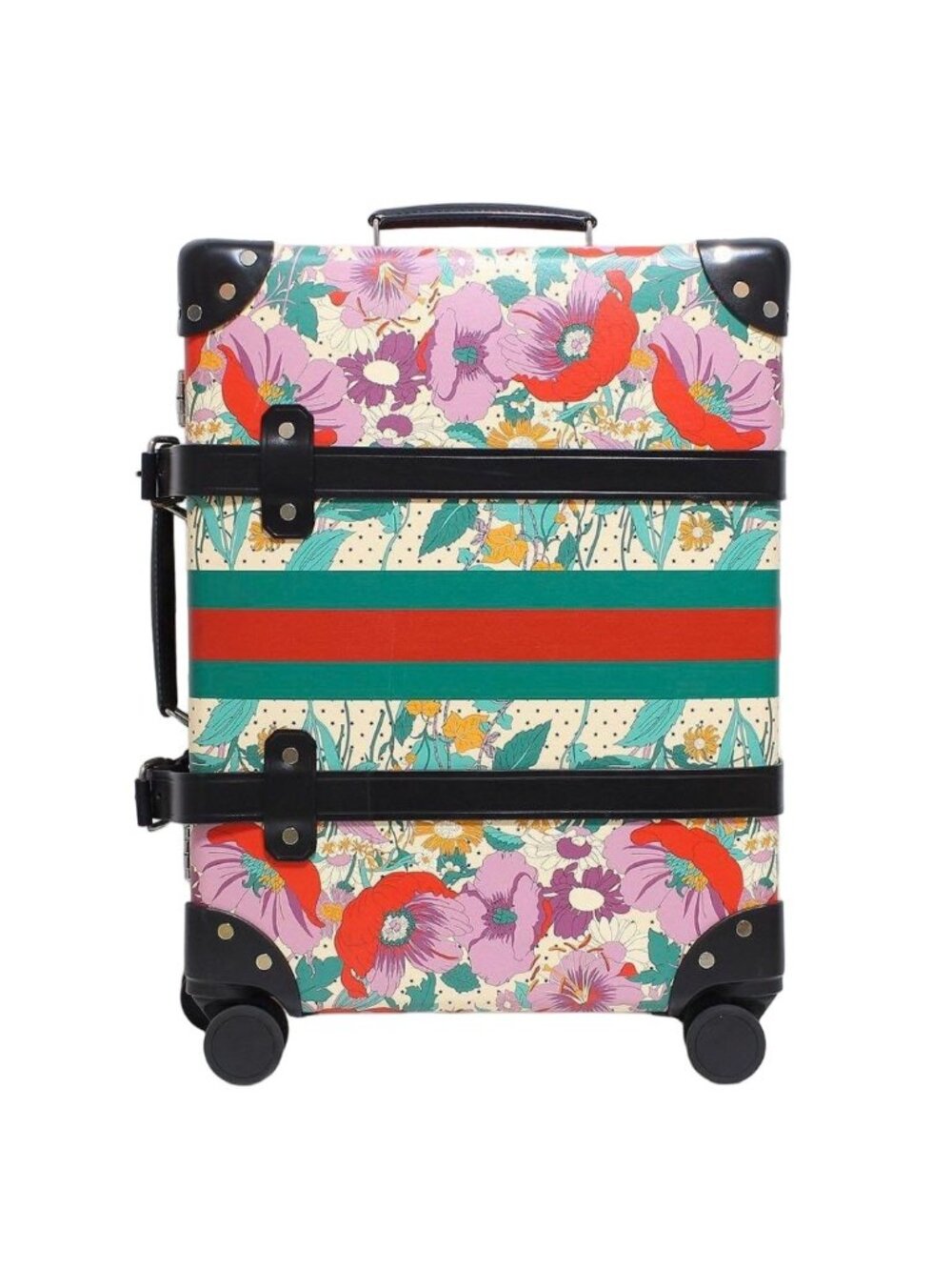 Gucci Globe Trotter Collaboration Floral Suitcase Travel